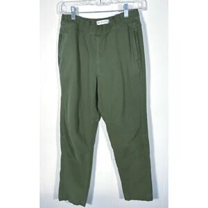 Topo Designs Dirt Pants Classic Women Small Green Organic Cotton Trail Gorpcore
